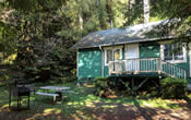 Woodland Villa Cabin 19 in the Northern California Redwoods